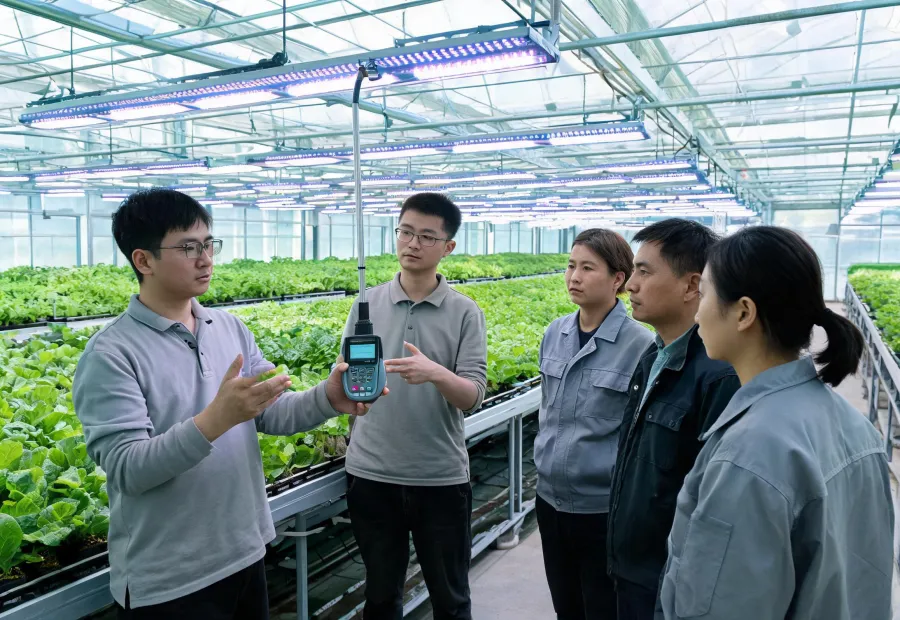 Training session on horticultural lighting measurement